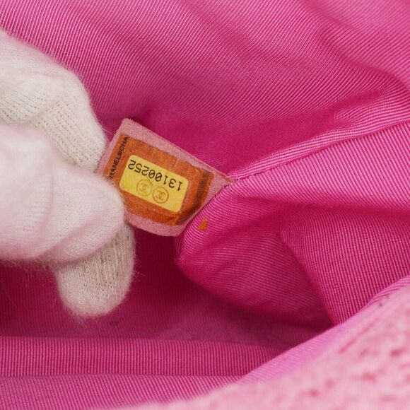 Chanel Pink Tweed Mademoiselle Lock #124883C28B - Picture 9 of 10